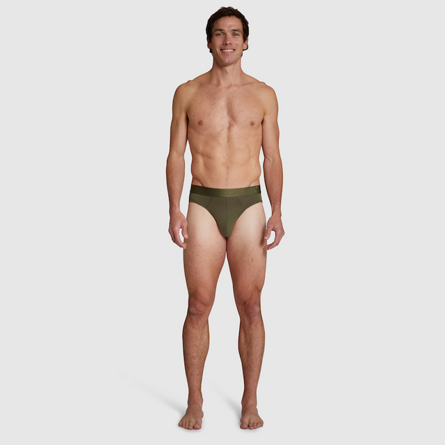 ALPHX Comfort Class Brief Moss Green