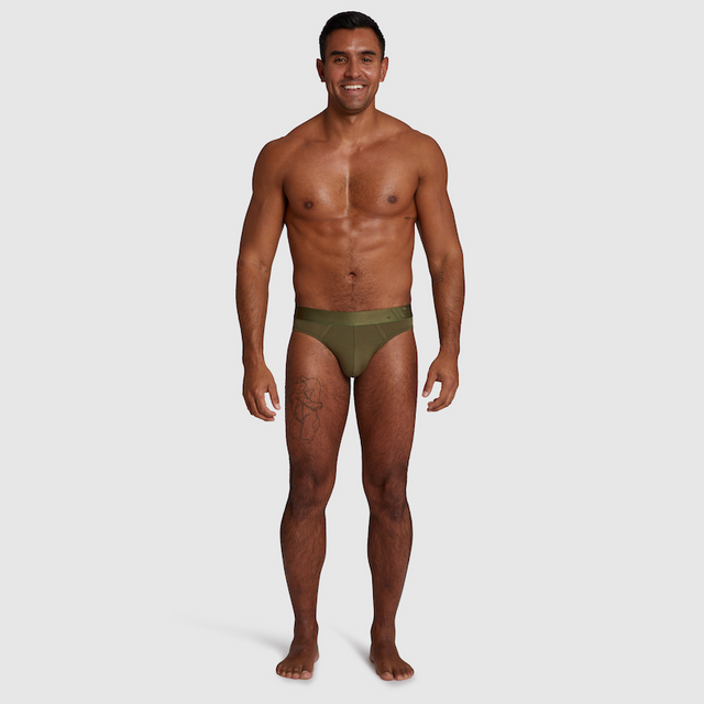 ALPHX Comfort Class Brief Moss Green