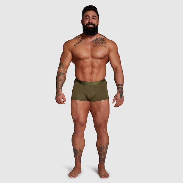 ALPHX Athletic Fit Comfort Class Trunk Moss Green