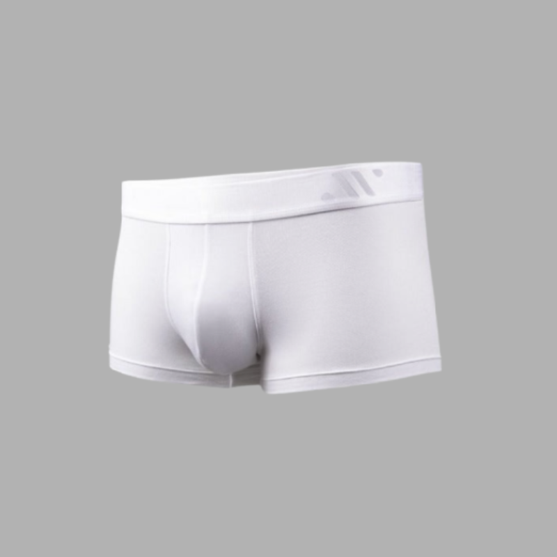 Mens white hot sale boxer trunks