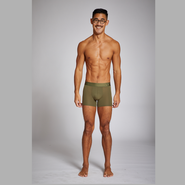 ALPHX Athletic Fit Comfort Class Trunk Moss Green