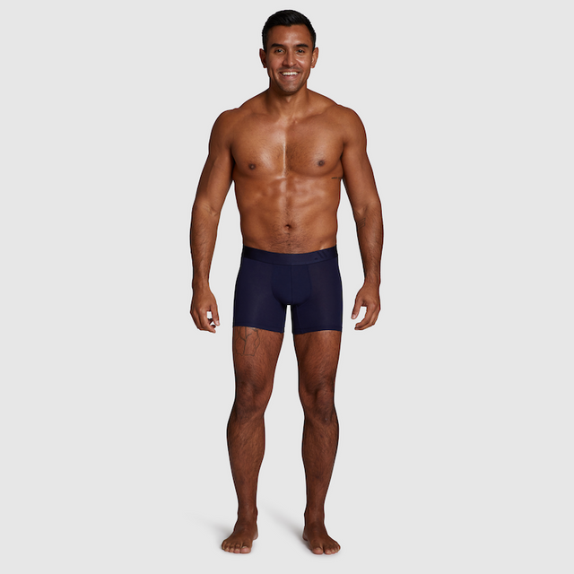 ALPHX Modern Fit Comfort Class Boxer Boxer Brief Midnight Black