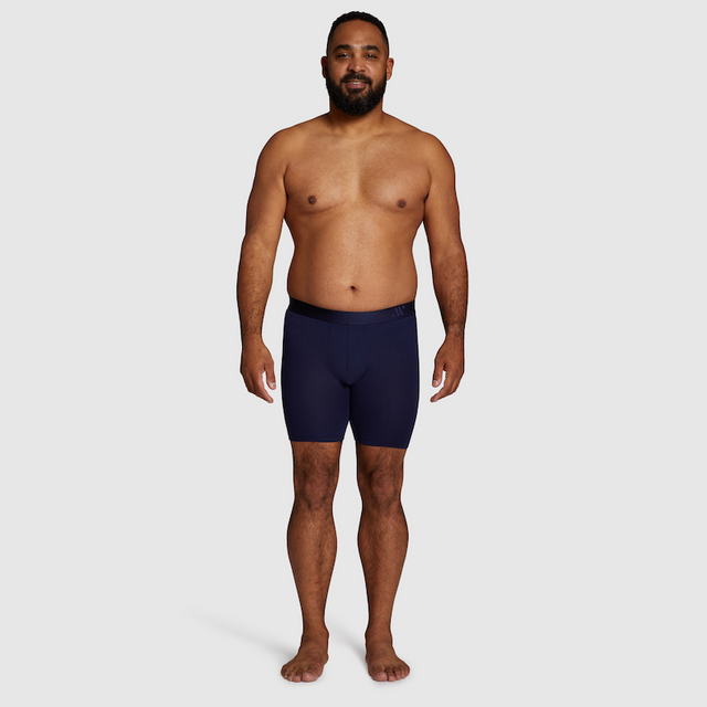 ALPHX Modern Fit Comfort Class Boxer Boxer Brief Midnight Black