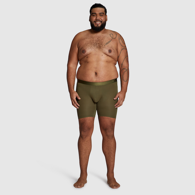 ALPHX Modern Fit Comfort Class Boxer Brief Moss Green