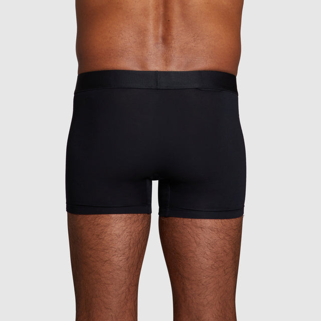 ALPHX Modern Fit Comfort Class Boxer Boxer Brief Midnight Black