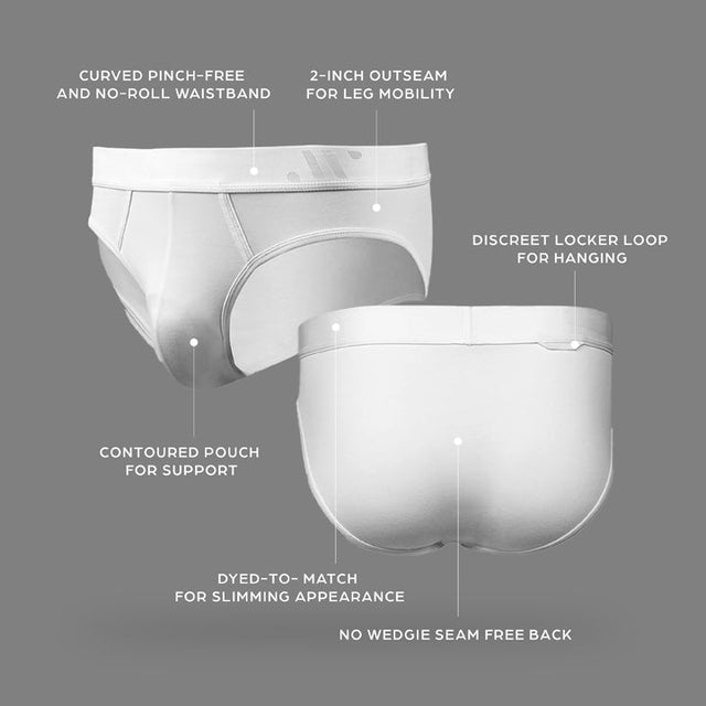 ALPHX Comfort Class Brief Frost White