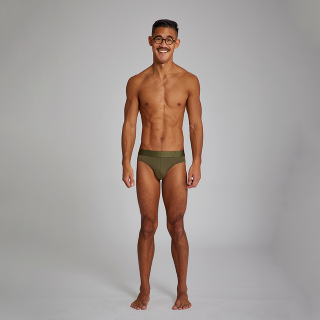 ALPHX Comfort Class Brief Moss Green