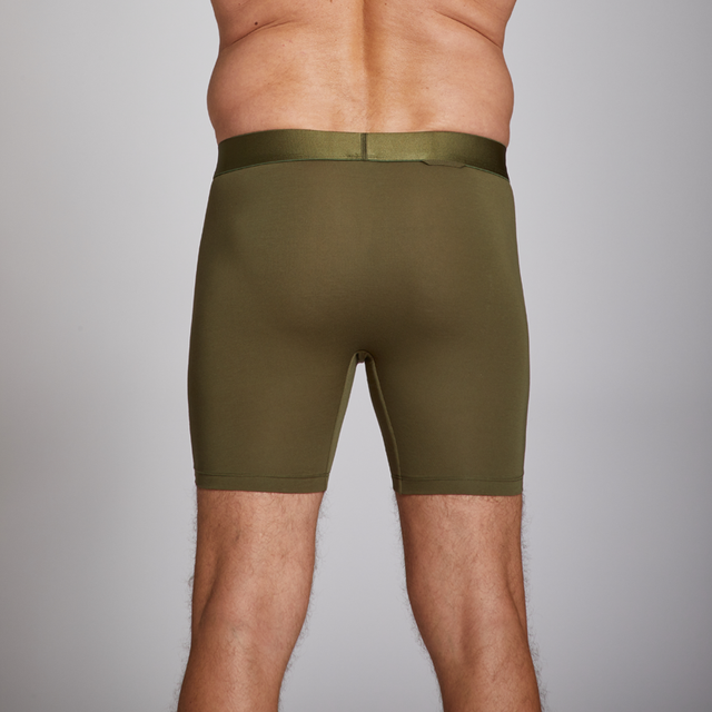 ALPHX Modern Fit Comfort Class Boxer Brief Moss Green