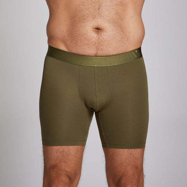 ALPHX Modern Fit Comfort Class Boxer Brief Moss Green