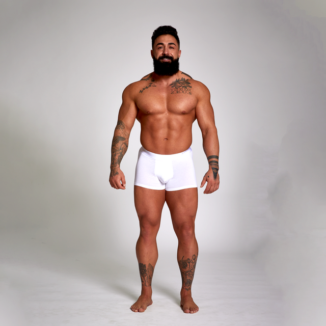 ALPHX Athletic Fit Comfort Class Trunk Frost White