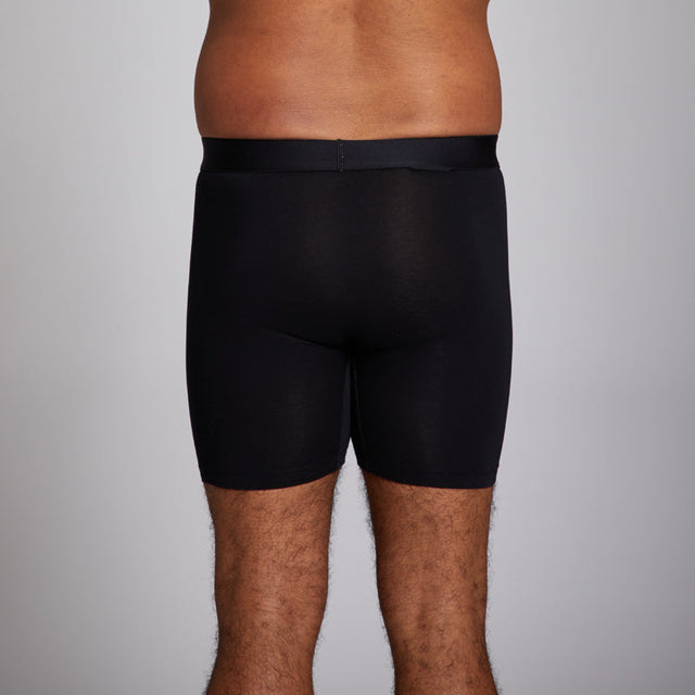 ALPHX Modern Fit Comfort Class Boxer Boxer Brief Midnight Black