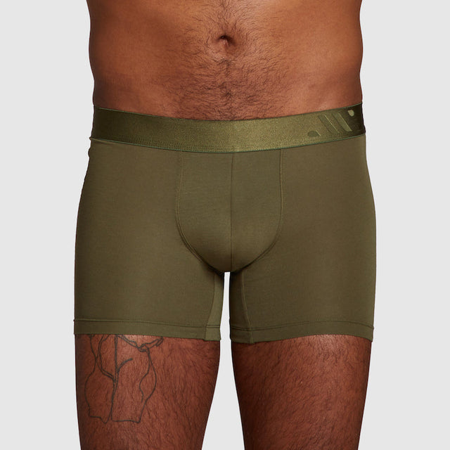 ALPHX Modern Fit Comfort Class Boxer Brief Moss Green