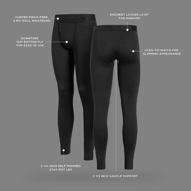 ALPHX Modern Fit Union Pant for Men Midnight Black