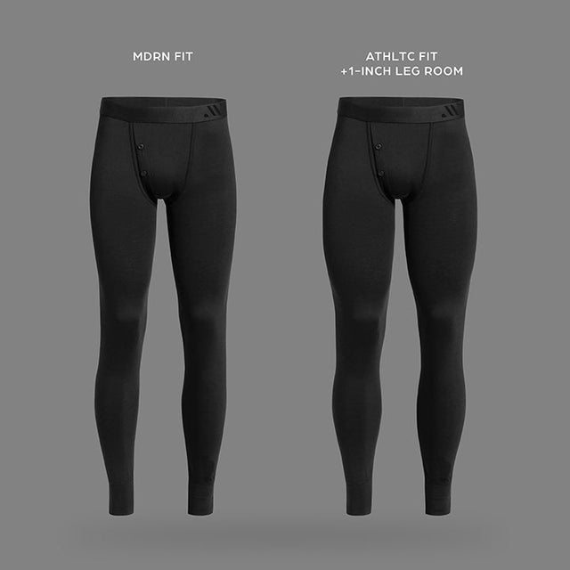 ALPHX Athletic Fit Union Pant for Men Midnight Black