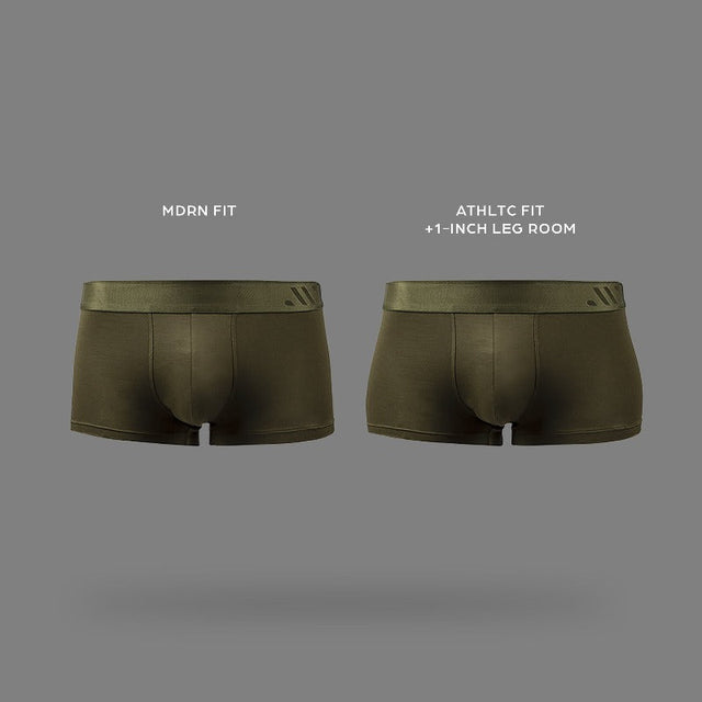ALPHX Athletic Fit Comfort Class Trunk Moss Green