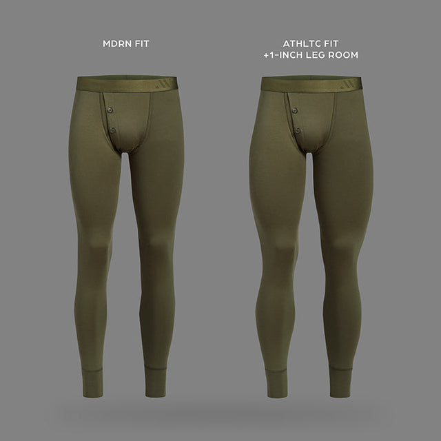 ALPHX Athletic Fit Union Pant for Men Moss Green