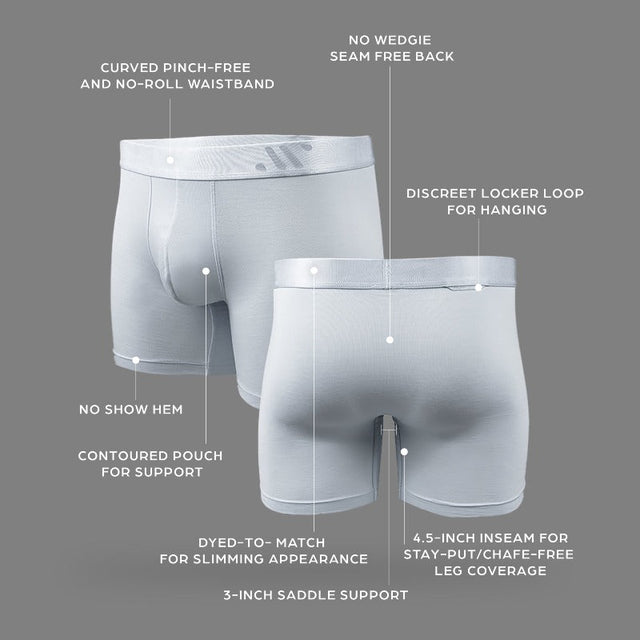 ALPHX Modern Fit Comfort Class Boxer Brief Glacier Blue