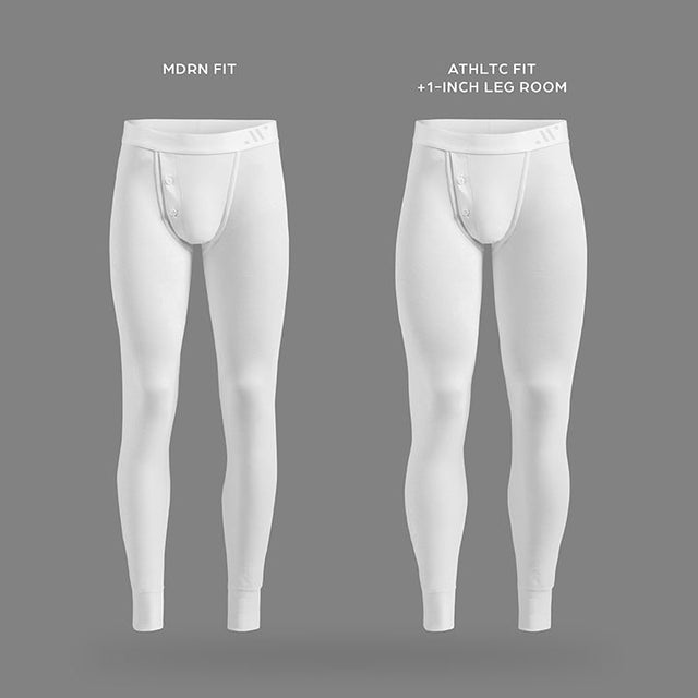 ALPHX Athletic Fit Union Pant for Men Frost White