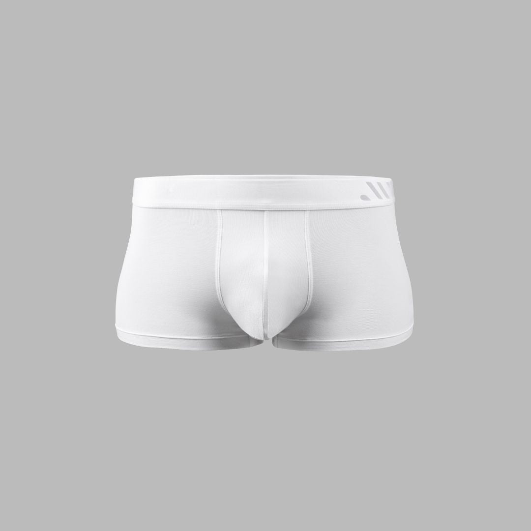 ALPHX Athletic Fit Trunks –Frost White Support &amp; Comfort Redefined Underwear ALPHX S Alphx.com