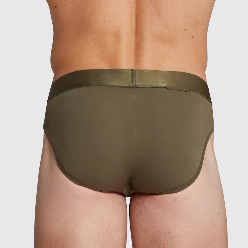 ALPHX Comfort Class Brief - Modern Fit - Moss Green | ALPHX.com Underwear ALPHX Alphx.com