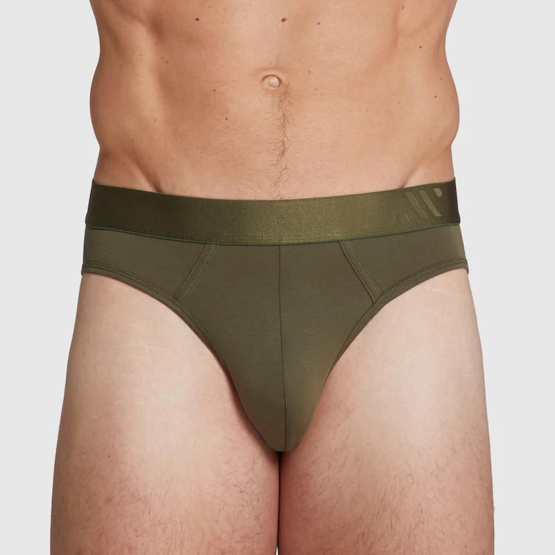 ALPHX Comfort Class Brief - Modern Fit - Moss Green | ALPHX.com Underwear ALPHX Alphx.com