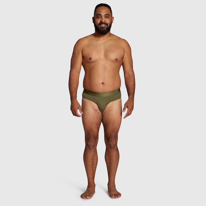 ALPHX Comfort Class Brief - Modern Fit - Moss Green | ALPHX.com Underwear ALPHX Alphx.com