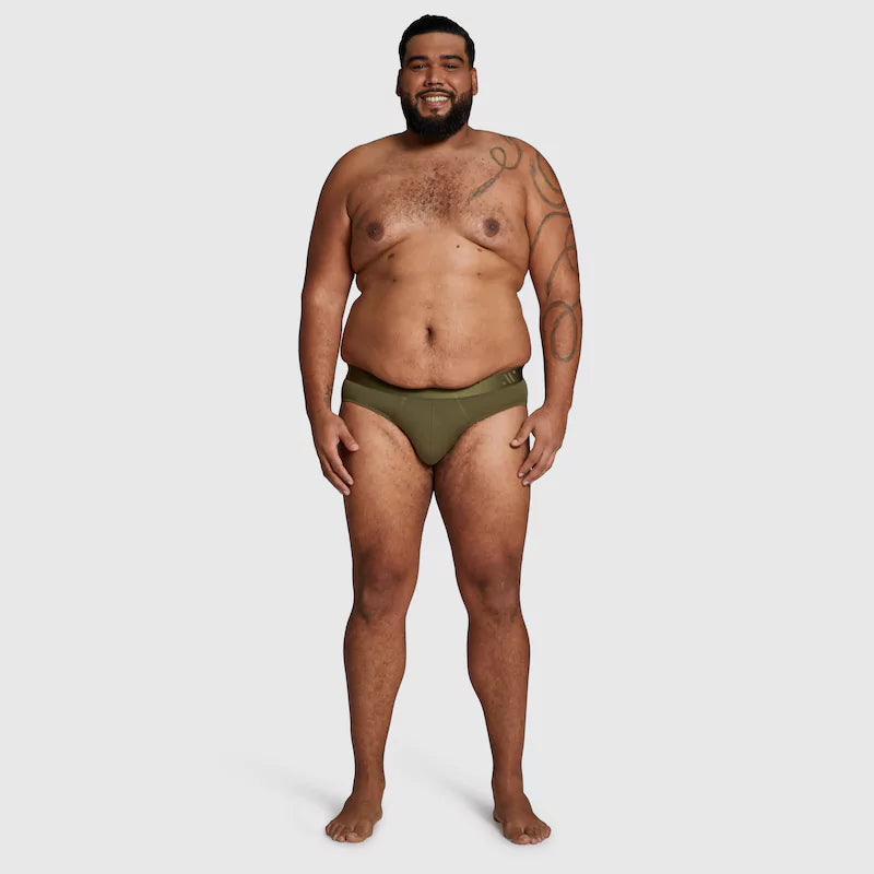 ALPHX Comfort Class Brief - Modern Fit - Moss Green | ALPHX.com Underwear ALPHX Alphx.com