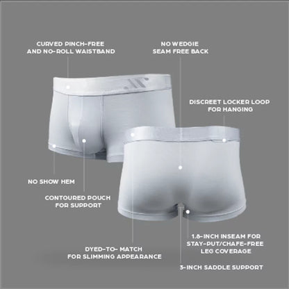 ALPHX Modern Fit Trunks –Glacier Blue Support &amp; Comfort Redefined Underwear ALPHX Alphx.com