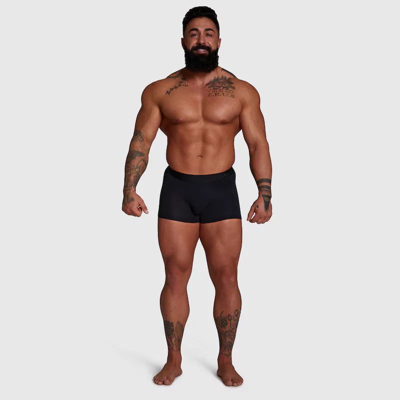 ALPHX Athletic Fit Trunks –Midnight Black Support &amp; Comfort Redefined Underwear ALPHX Alphx.com