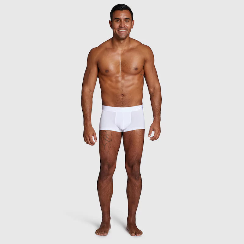 ALPHX Comfort Class Trunk - Modern Fit - Frost White | ALPHX.com Underwear ALPHX Alphx.com