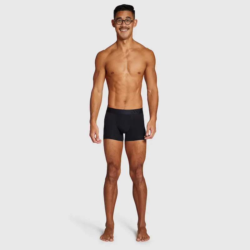 ALPHX Comfort Class Boxer Brief - Modern Fit - Midnight Black | ALPHX.com Underwear ALPHX Alphx.com