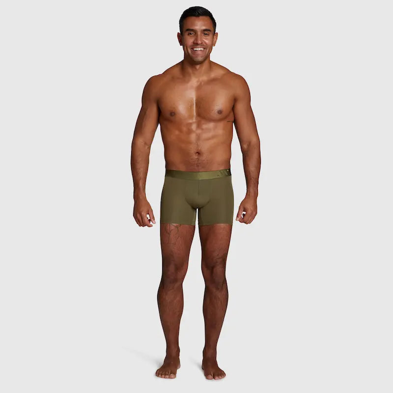 ALPHX Comfort Class Boxer Brief - Modern Fit - Moss Green| ALPHX.com Underwear ALPHX Alphx.com