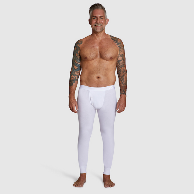 ALPHX Modern Fit Union Pant for Men Frost White