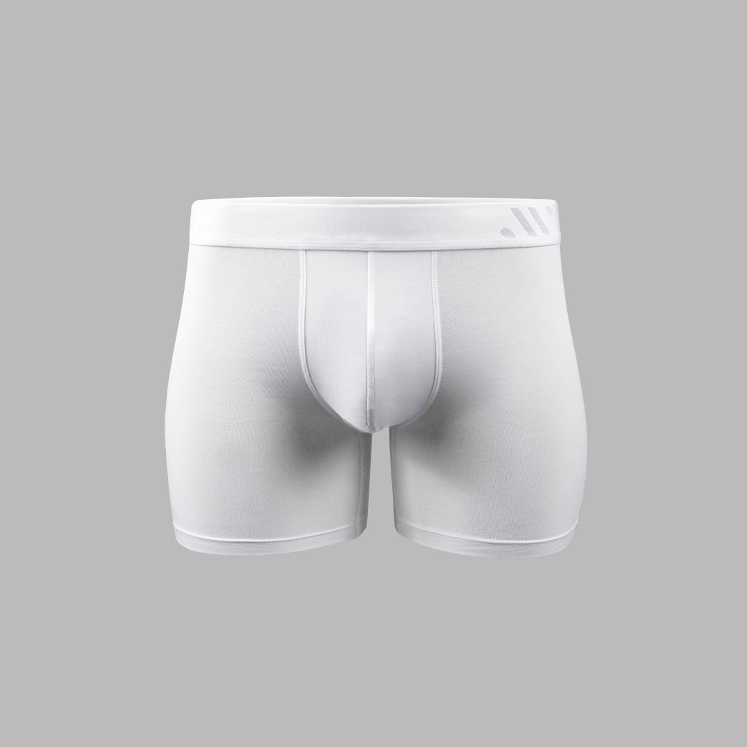 ALPHX Comfort Class Boxer Brief - Athletic Fit - Frost White | ALPHX.com Underwear ALPHX S Alphx.com