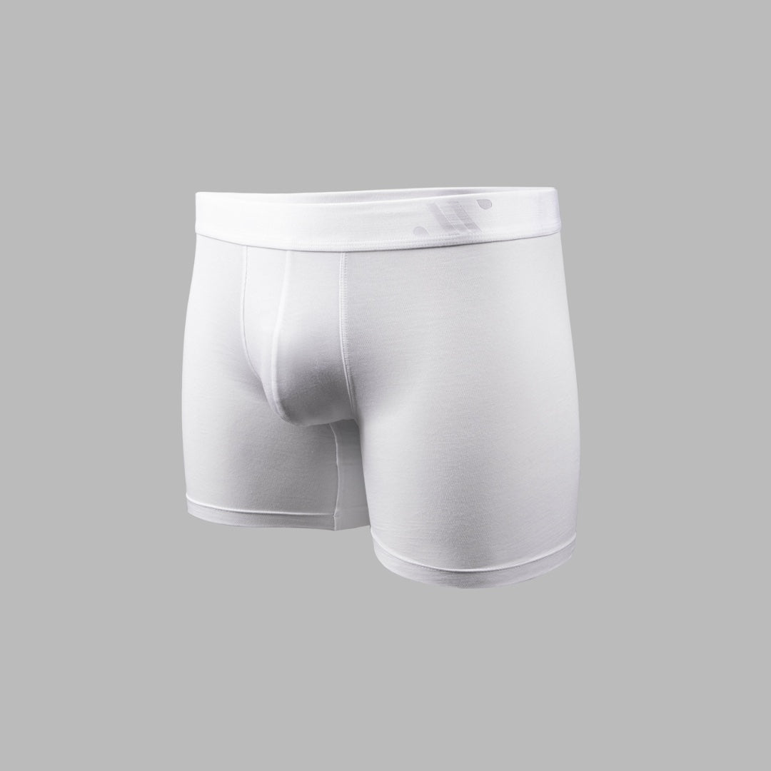 ALPHX Comfort Class Boxer Brief - Modern Fit - Frost White | ALPHX.com Underwear ALPHX XS Alphx.com