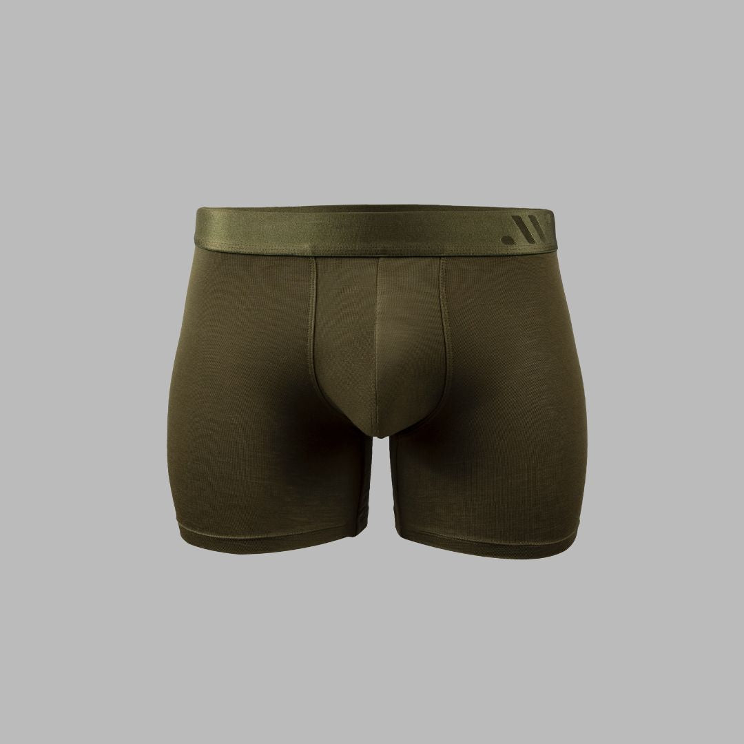 ALPHX Comfort Class Boxer Brief - Athletic Fit - Moss Green | ALPHX.com Underwear ALPHX S Alphx.com