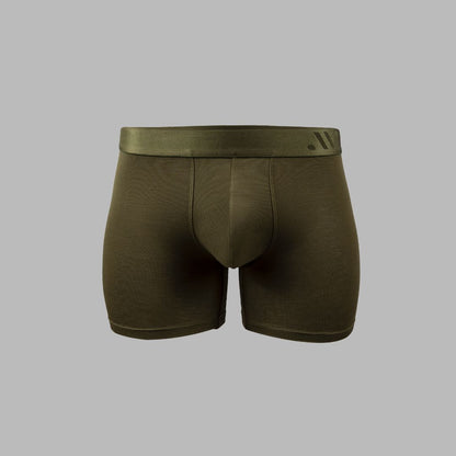 ALPHX Boxer Briefs Athletic Fit Moss Green – Extra Room More Comfort Underwear ALPHX S Alphx.com