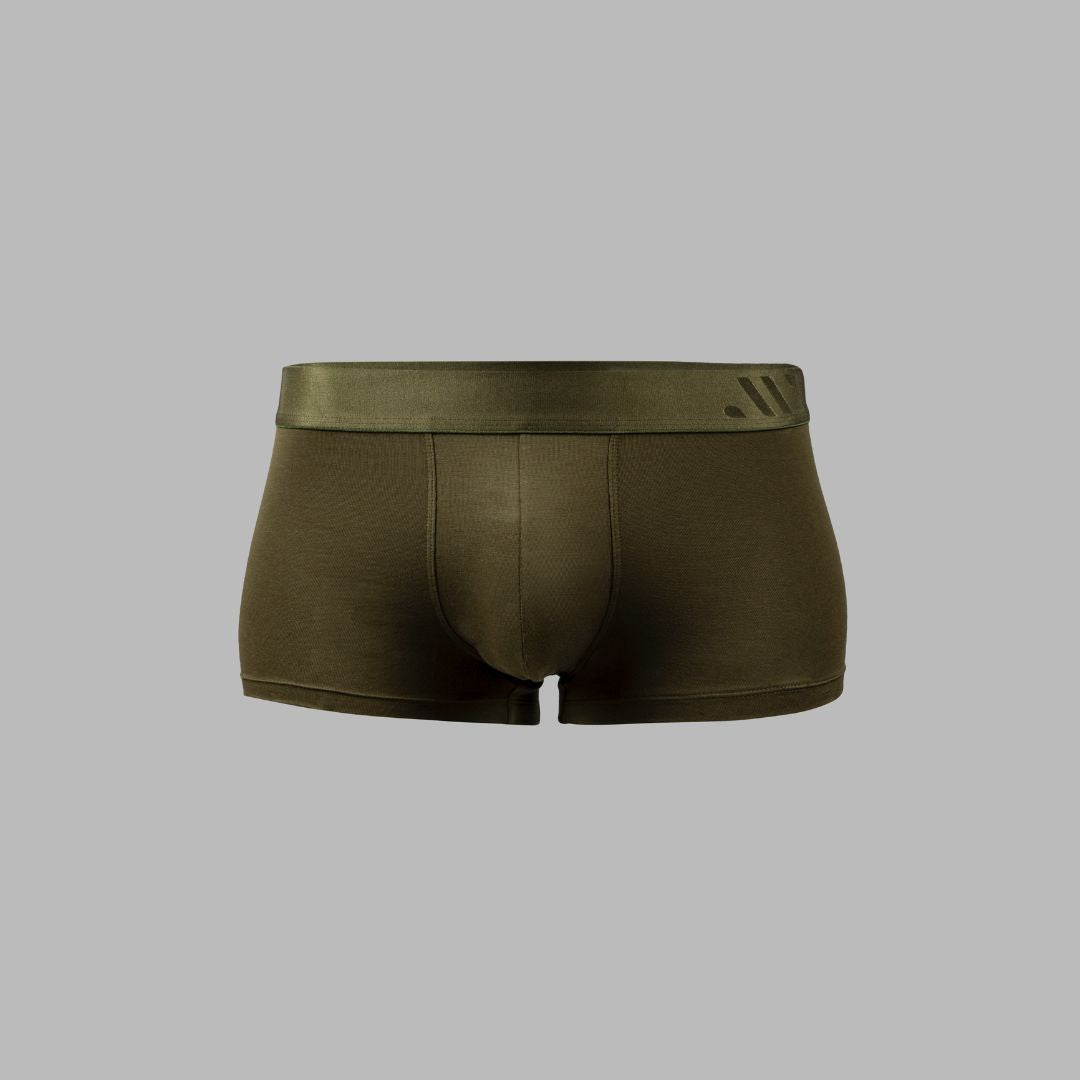 ALPHX Comfort Class Trunk - Athletic Fit - Moss Green | ALPHX.com Underwear ALPHX S Alphx.com