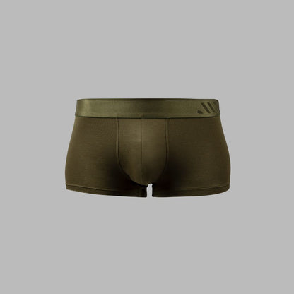 ALPHX Athletic Fit Trunks –Moss Green Support &amp; Comfort Redefined Underwear ALPHX S Alphx.com