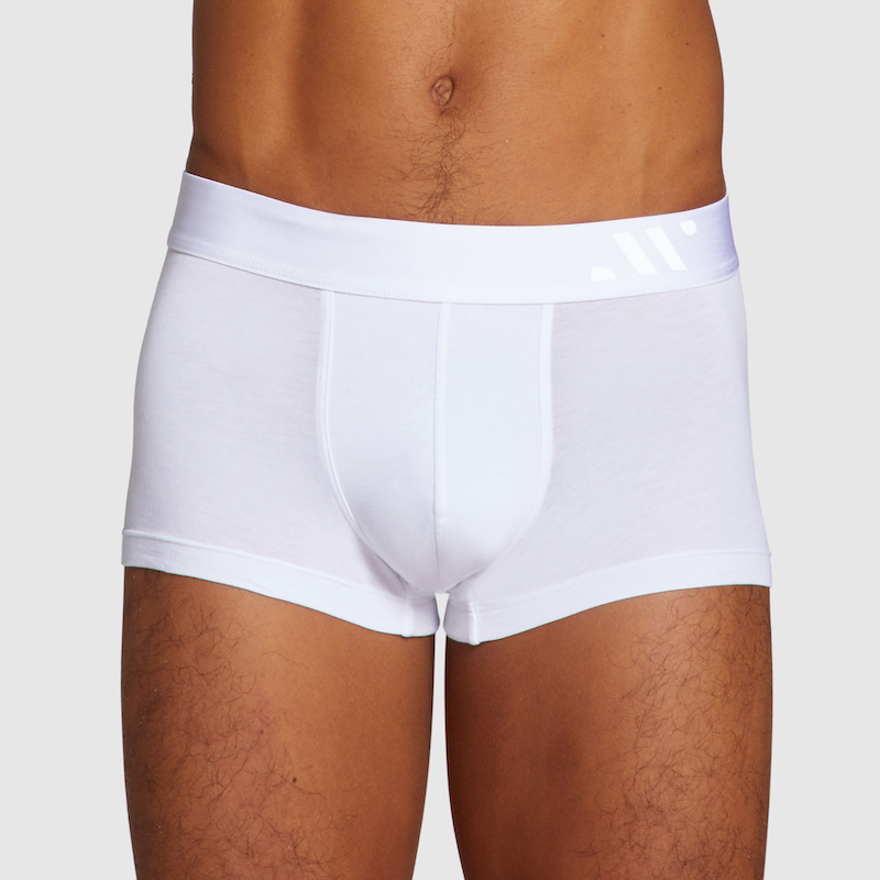 Mens white 2025 boxer trunks