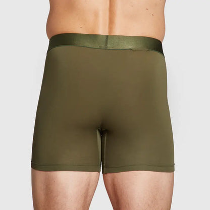 ALPHX Boxer Briefs Modern Fit Classic Moss Green – Timeless Comfort Underwear ALPHX Alphx.com