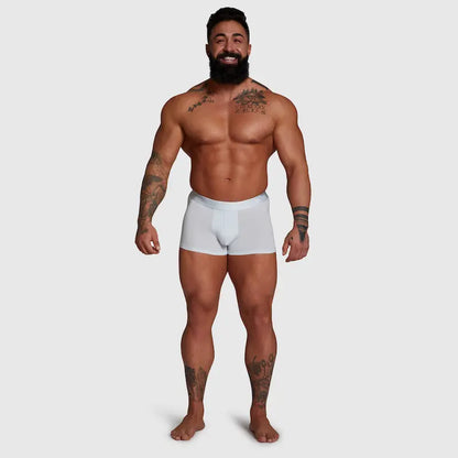 ALPHX Athletic Fit Trunks – Glacier Blue Support &amp; Comfort Redefined Underwear ALPHX Alphx.com