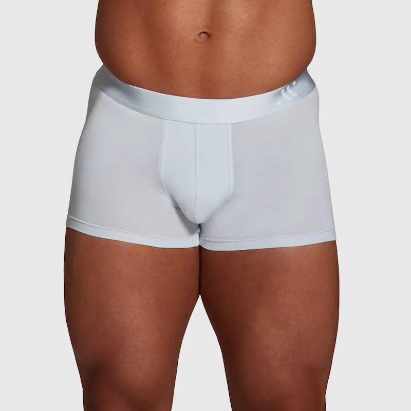 ALPHX Athletic Fit Trunks – Glacier Blue Support &amp; Comfort Redefined Underwear ALPHX Alphx.com