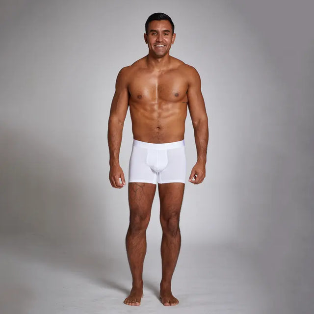 ALPHX Comfort Class Boxer Brief - Modern Fit - Frost White | ALPHX.com