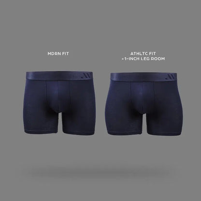 ALPHX Boxer Briefs Athletic Fit Maritime Navy – Extra Room More Comfort Underwear ALPHX Alphx.com