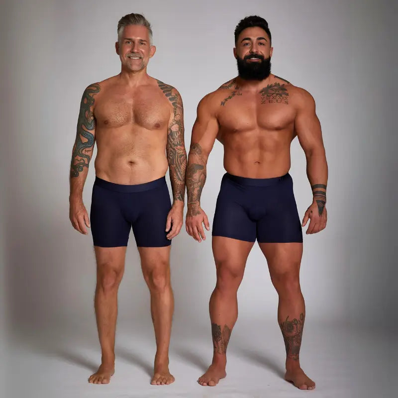 ALPHX Boxer Briefs Athletic Fit Maritime Navy – Extra Room More Comfort Underwear ALPHX Alphx.com