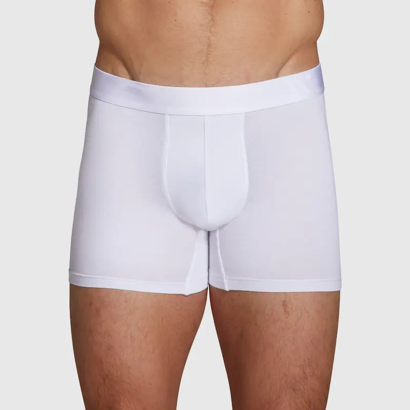 ALPHX Comfort Class Boxer Brief - Modern Fit - Frost White | ALPHX.com Underwear ALPHX Alphx.com