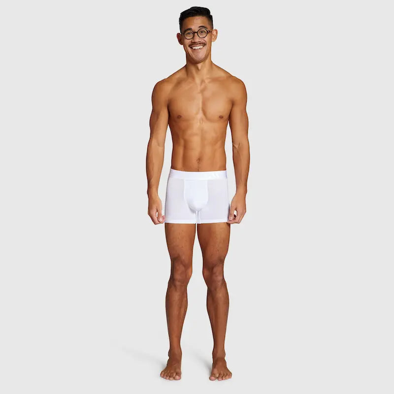 ALPHX Comfort Class Boxer Brief - Modern Fit - Frost White | ALPHX.com Underwear ALPHX Alphx.com