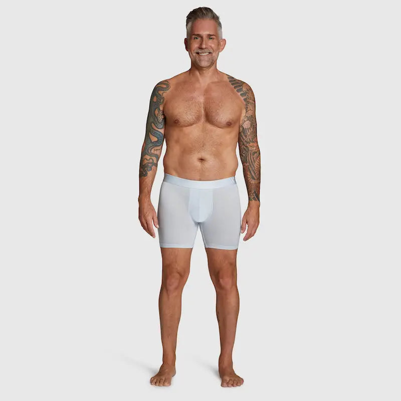 ALPHX Boxer Briefs Modern Fit Classic Glacier Blue – Subtle &amp; Sophisticated Underwear ALPHX Alphx.com