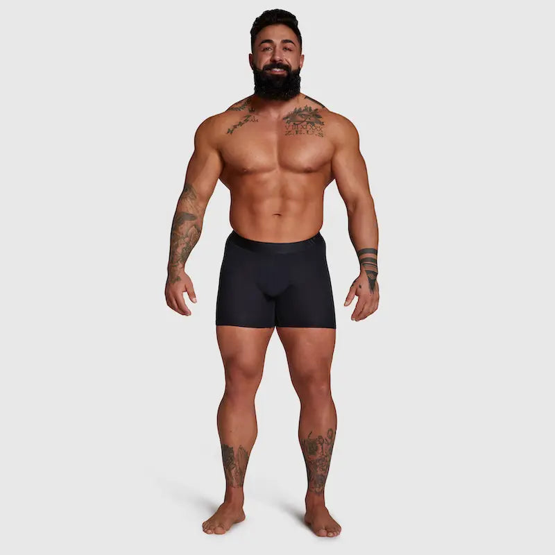 ALPHX Boxer Briefs | Custom Fit Options for Every Build | Premium Comfort &amp; Style Bundle ALPHX Midnight Black L ATHLTC Alphx.com